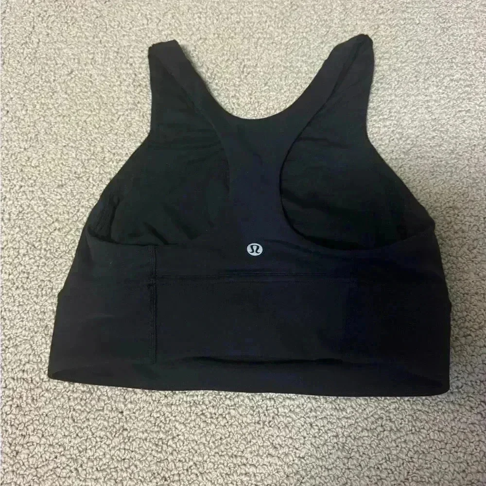Lululemon size 6 wunder train long line bra - Picture 2 of 5